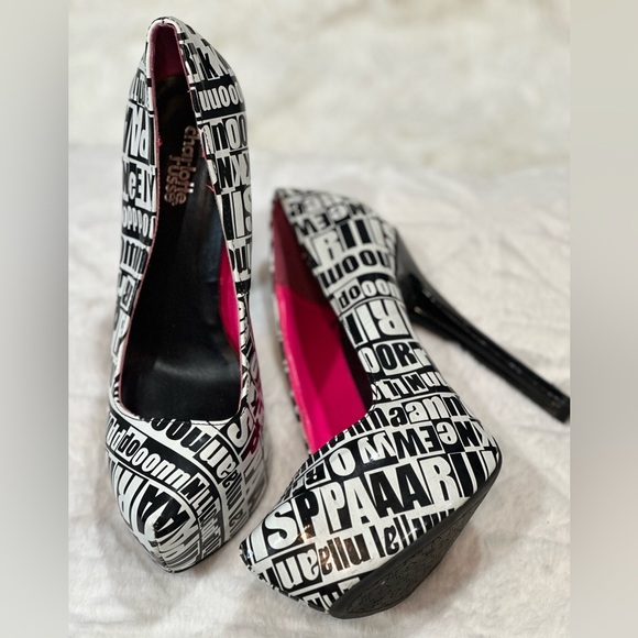 5 inch heels 👠 stilletos New York Paris HOT point toe Punk 💋Pin Up - Picture 3 of 7